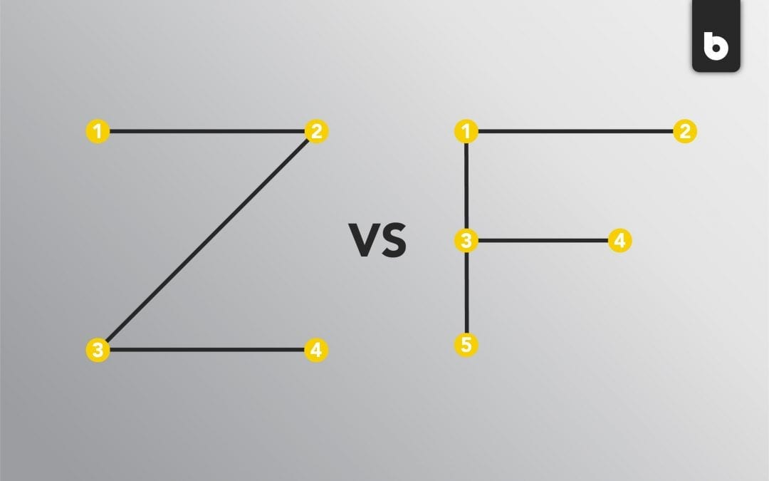 Z-Pattern vs. F-Pattern: The Alphabet in Web Design