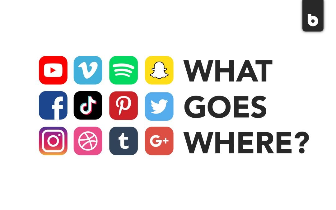 What Content Belongs On Which Social Platform?