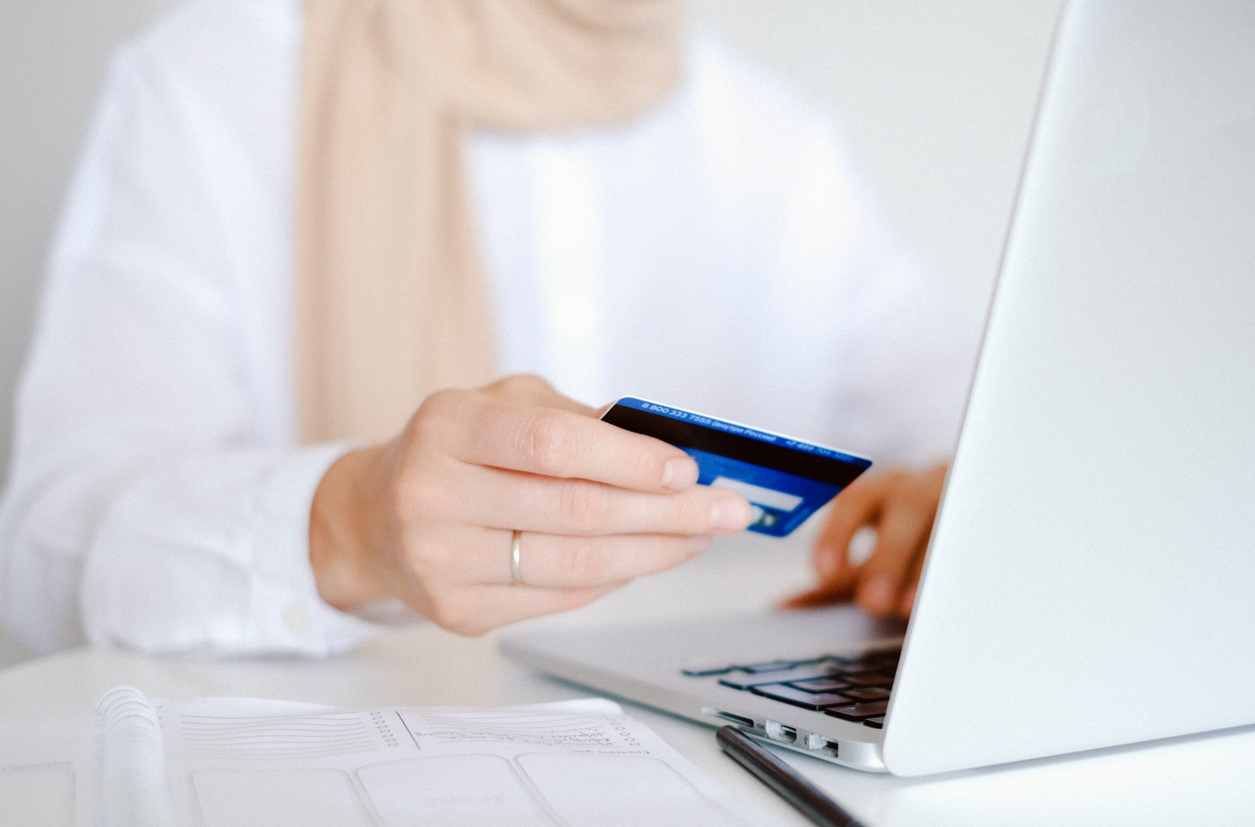 Online shopping with a credit card