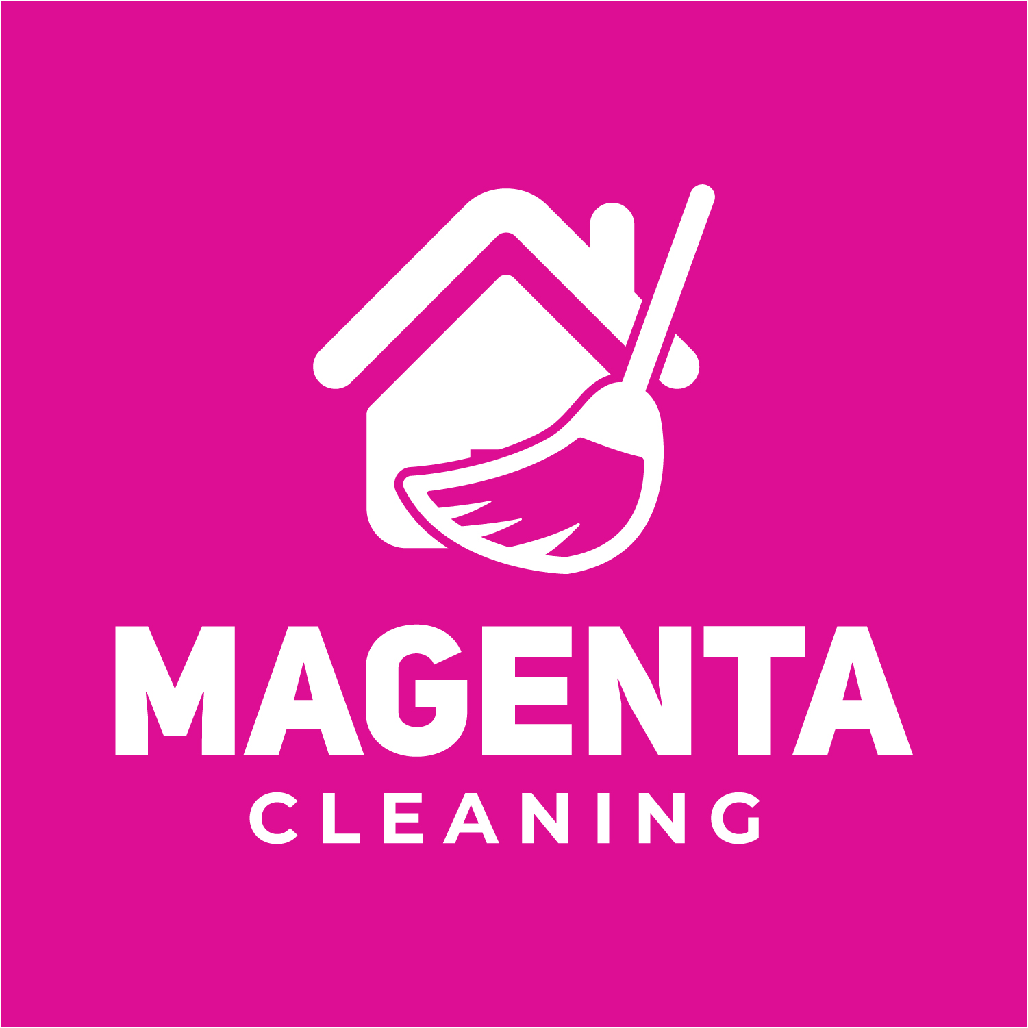 Magenta Cleaning Logo-01 | Blackwood Creative